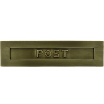 Letterbox flap POST - Brass 