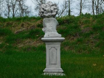 Beethoven on pedestal - 80 cm - Stone