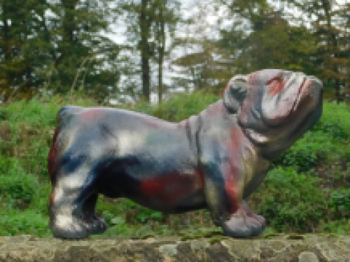 Statue Bulldog - multicolour - polystone