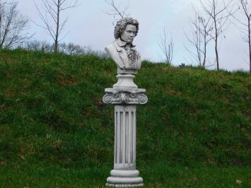 Büste von Beethoven auf Sockel - 127 cm - Stein