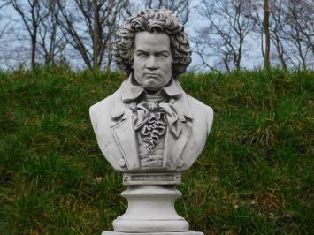 Büste von Beethoven auf Sockel - 127 cm - Stein