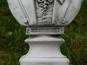 Büste von Beethoven auf Sockel - 127 cm - Stein