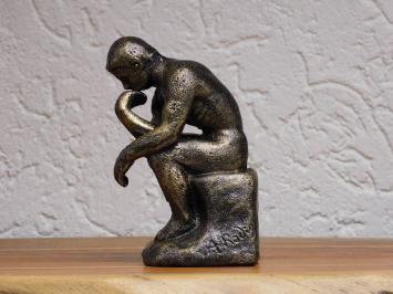 Statue The Thinker - Cast iron - Bronze look