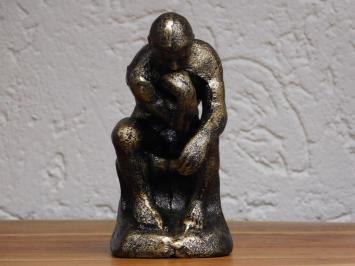 Statue The Thinker - Cast iron - Bronze look