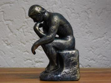 Statue The Thinker - Cast iron - Green Finish