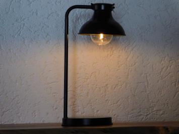 Decorative desk lamp - Wireless - Antique look - Black