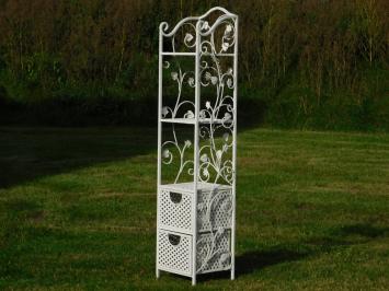 Vintage Etagere - Dekoratives Regal - Blumenmotiv