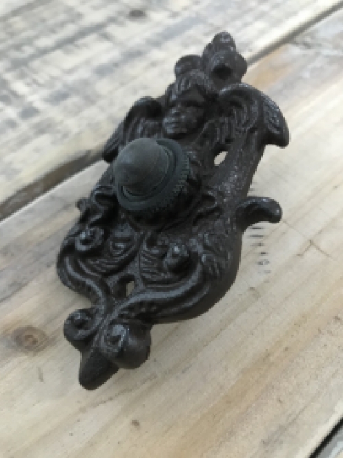 Doorbell Angel - antique iron