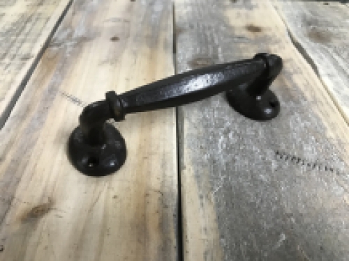 Door handle - handle - furniture handle - iron - dark brown