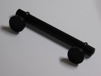 Door handle - Brass - Matt Black - 27 cm - Door handle