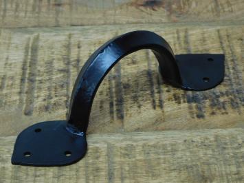 Door handle - black - wrought iron