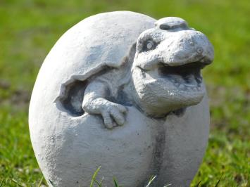 Statue Dino from Egg - Stone - 22 cm