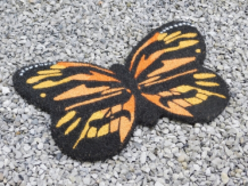 Fußmatte Kokos mit Schmetterling