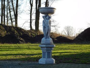 Statue with Three Women and Scale on Base - 130 cm - Full Stone