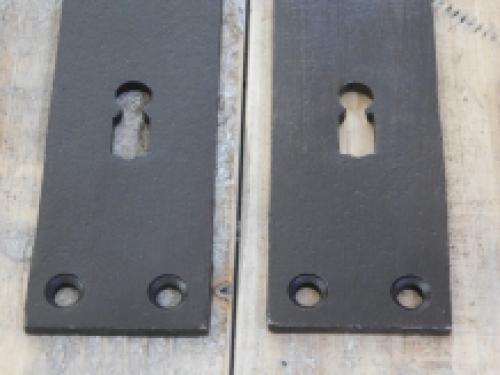 Satz Türbeschläge - für Zimmertüren BB 72 - antikes Eisen dunkel braun - klassisch