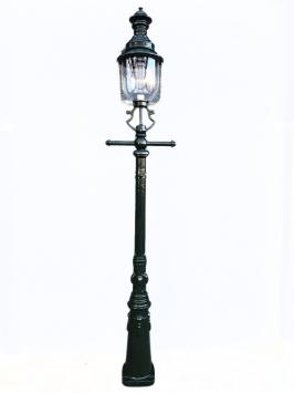 Stand Außenlampe Stehleuchte Garten Lampe, Außenbeleuchtung, Hoflampe 250cm, Brussel.