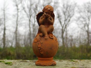 Angel on Bulb - Cast iron - Oxide