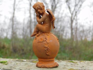 Angel on Bulb - Cast iron - Oxide