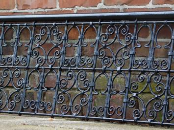 Fence - Grid - Wall ornament - French balcony - 168 cm - Black