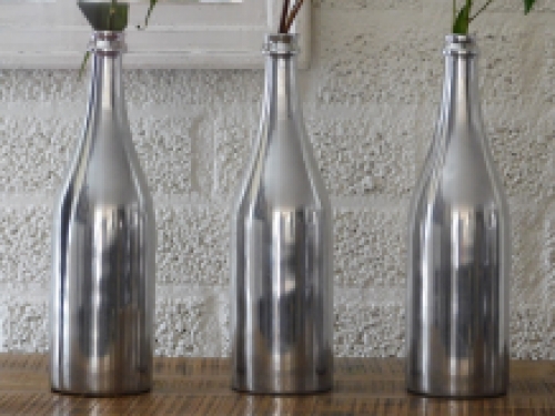 Luxuriöse stilvolle Flasche - Dekoration für Blumen/Zweige - Aluminium