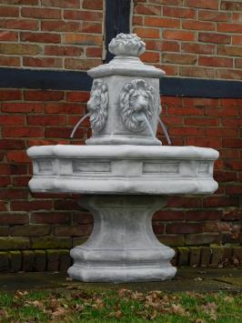 Springbrunnen Löwe XL - 125 cm - Stein