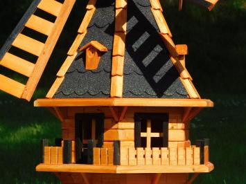 Windmill with Shelves - 135 cm - Impregnated Wood - 