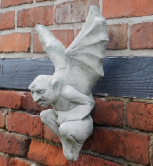 Gargoyle - bat - demon expeller - guardian - stone cathedral figure