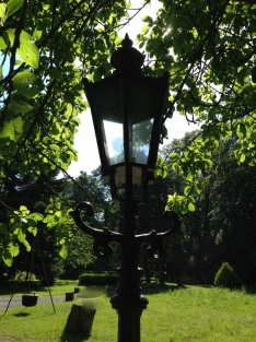 Lantaarn, buitenlamp Oud Parijs, hoogte 270 cm