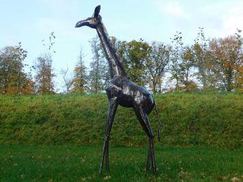 Giraffe Zuri XL - 200 cm - Handgefertigte Metallstatue