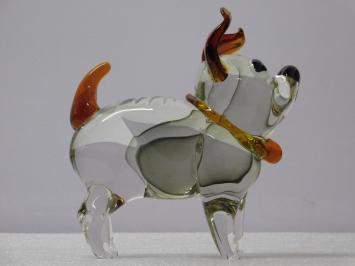 Glass Statue of Dog - 22 cm