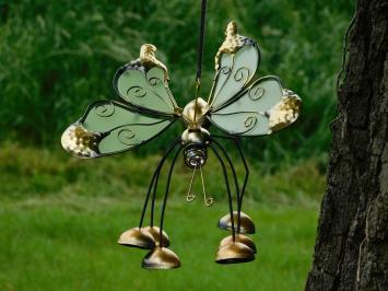 Glow in the Dark Butterfly - Glass with Metal