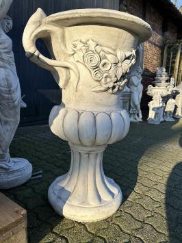 Impressive Garden Vase with Ears - Flower pot - Stone - Garden decoration