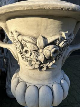 Impressive Garden Vase with Ears - Flower pot - Stone - Garden decoration