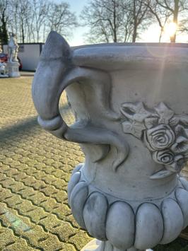 Impressive Garden Vase with Ears - Flower pot - Stone - Garden decoration