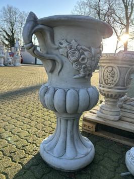 Impressive Garden Vase with Ears - Flower pot - Stone - Garden decoration