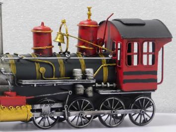 Metal steam locomotive - 40 cm - Handmade - Train