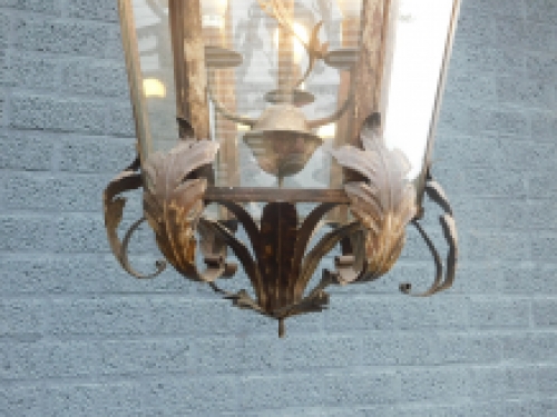 Wonderful antique hefty hanging lantern, great beautiful unique piece!!! UNIQUE SO 1 X!!!