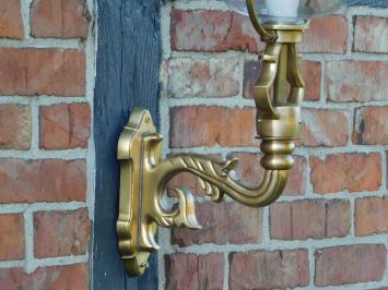 Antique wall lamp - brass/copper - outdoor lighting - nostalgic