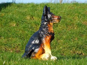 Schäferhund in Farbe - 60 cm - Polystone