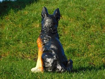 Schäferhund in Farbe - 60 cm - Polystone