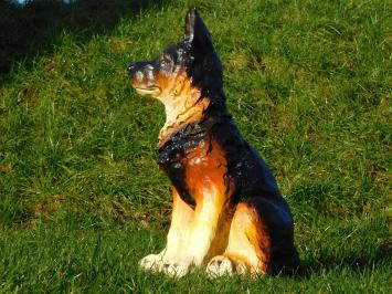 Schäferhund in Farbe - 60 cm - Polystone