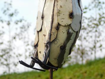 Handmade Owl as Garden Stick - 83 cm - Metal