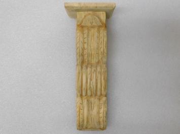 Set of 2 - Sturdy Wooden Wall Consoles - Hand-carved