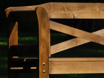 Houten Tuinbank - 220 cm - met Rugleuning