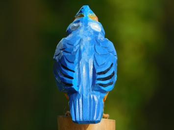 Handgemaakte IJsvogel - Vol in Kleur - Hout