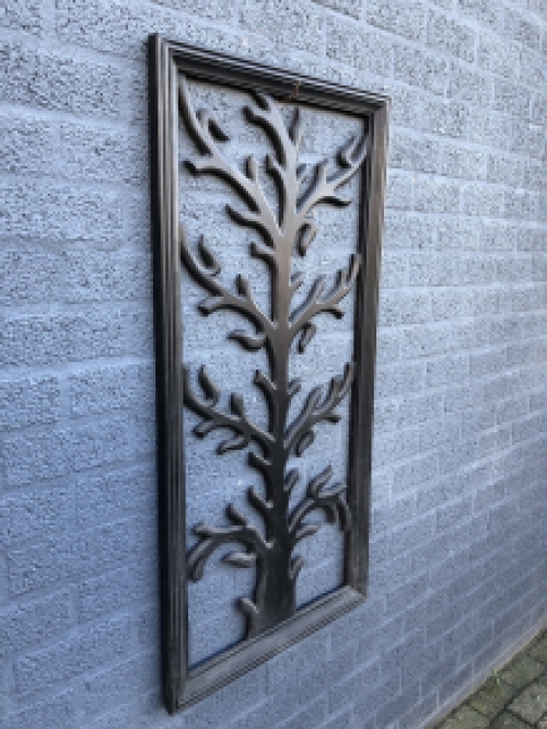 Beautiful wall ornament in colonial wood carved 