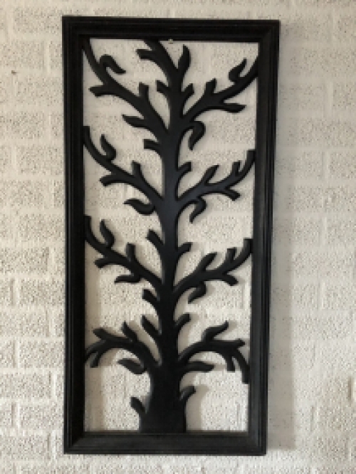 Beautiful wall ornament in colonial wood carved 