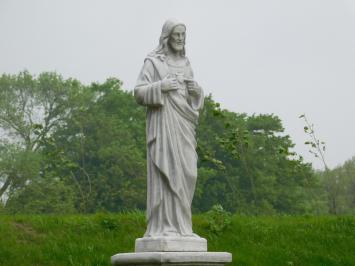 Jesus Sacred Heart statue - full stone