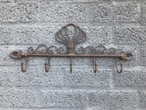 Wall coat rack, iron