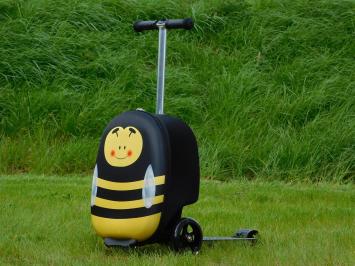 Kinderkoffer met Step - Bij - Incl. Nekkussen